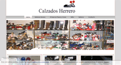 Desktop Screenshot of calzadosherrero.com